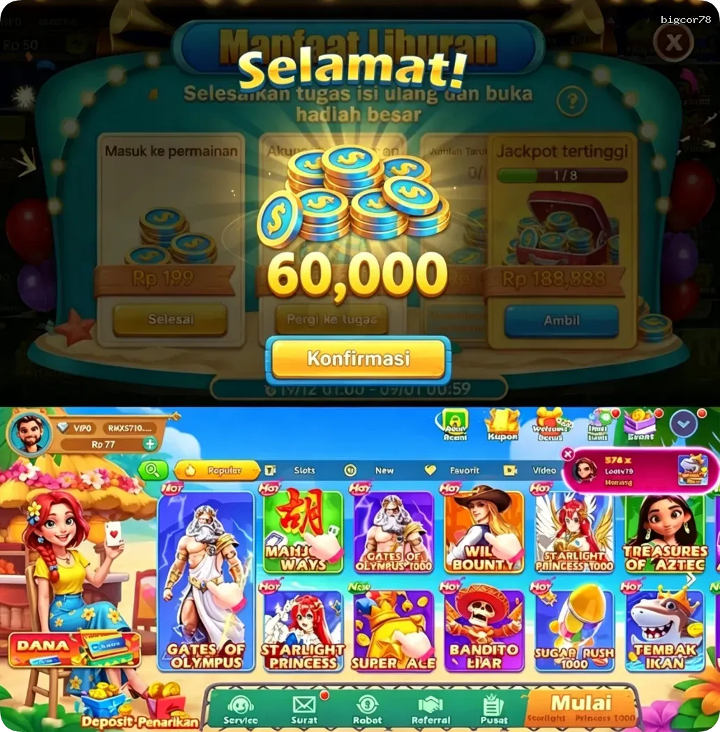 bigcor78 Masuk - bigcor78 Resmi
